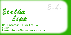 etelka lipp business card